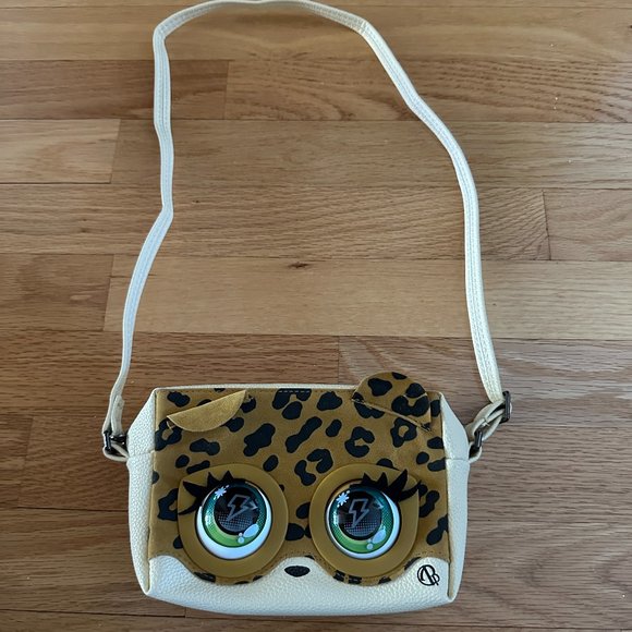 Purse Pets Leopard Interactive Pet Toy & Crossbody Purse - Picture 1 of 12